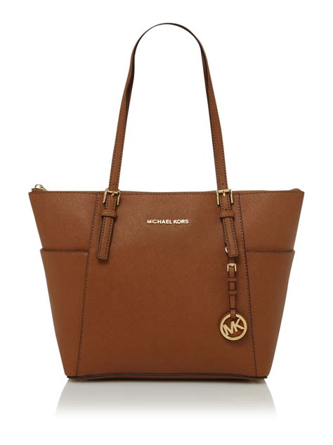 michael kors cream and tan brown logo tote handbag.|michael kors handbags brown thomas.